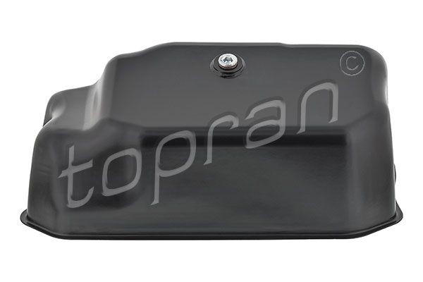 TOPRAN 600 362 Oil sump with oil drain plug, Sheet Steel