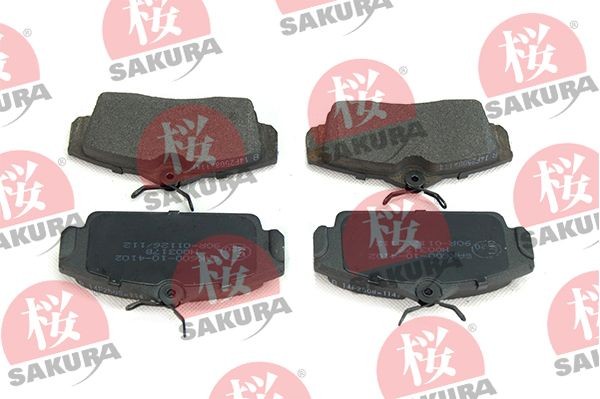 SAKURA 600-10-4102 Brake pad set Front Axle