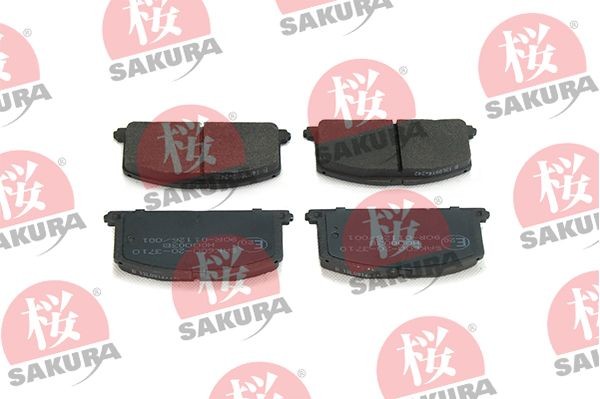 SAKURA 600-20-3710 Brake pad set 04465-12090