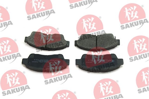 SAKURA 600-20-3840 Brake pad set 04465-42010