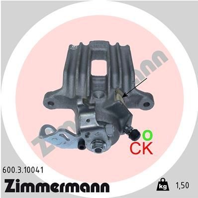 Original 600.3.10041 ZIMMERMANN Brake calipers experience and price