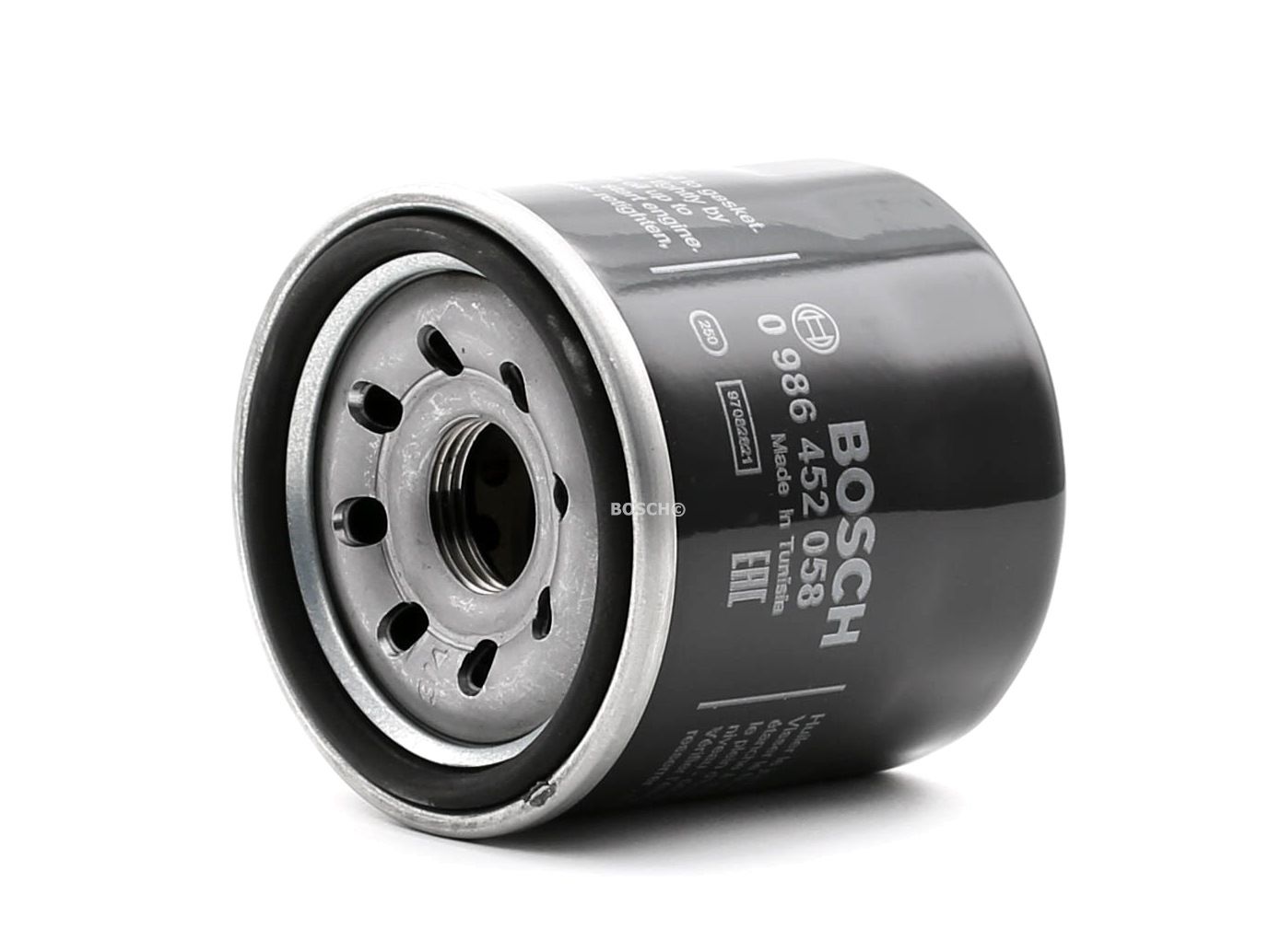 BOSCH Filtre à Huile NISSAN,DAEWOO,SUBARU 0 986 452 058 465Q1017950,C3721012010,25183779 Oil Filtre