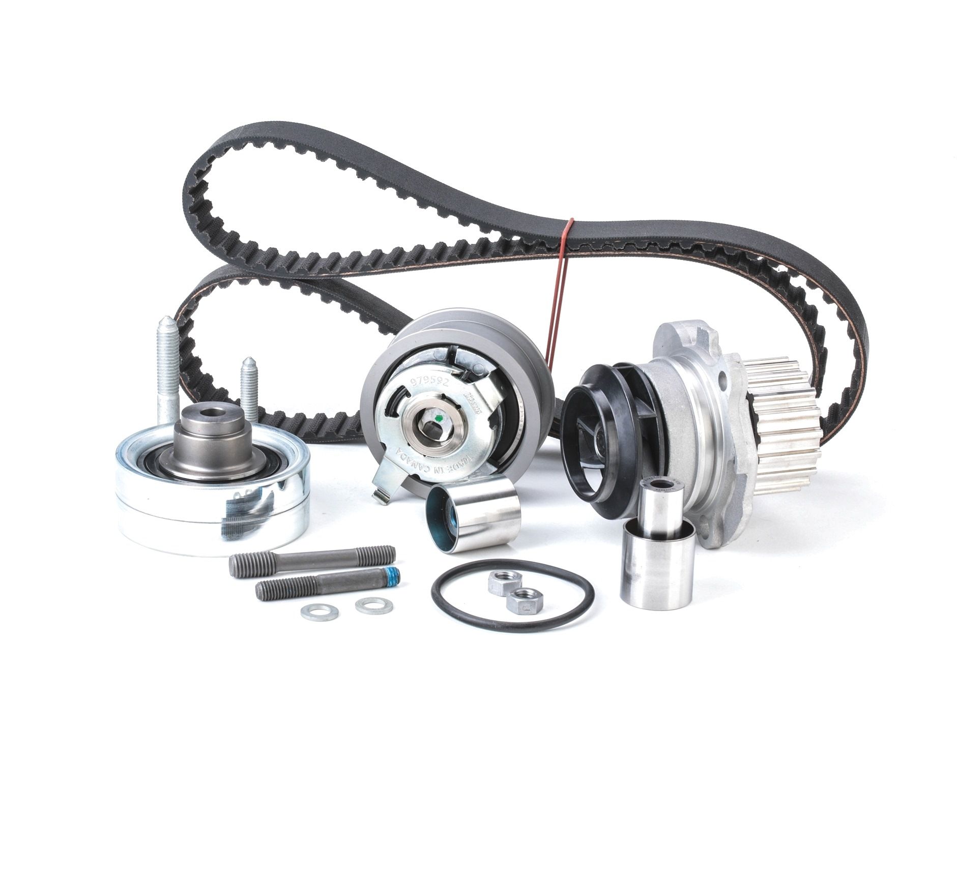 BOSCH Pompe à Eau + Kit De Distribution VW,AUDI,SKODA 1 987 948 872 Pompe à eau + kit de courroie de