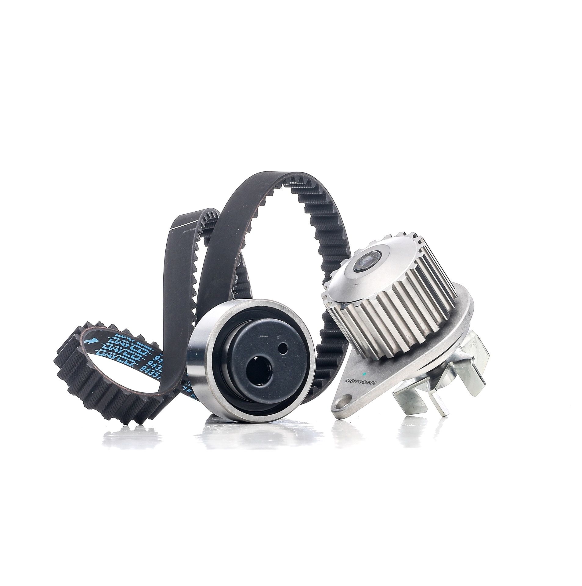 RIDEX Pompe à Eau + Kit De Distribution CITROËN,PEUGEOT 3096W0018 081656,082919,082929 Pompe à eau +
