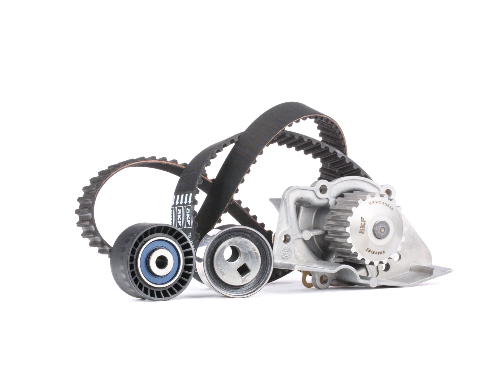 SKF Pompe à Eau + Kit De Distribution FIAT,PEUGEOT,CITROËN VKMC 03213 N01025414,N01025420,081673 Pom