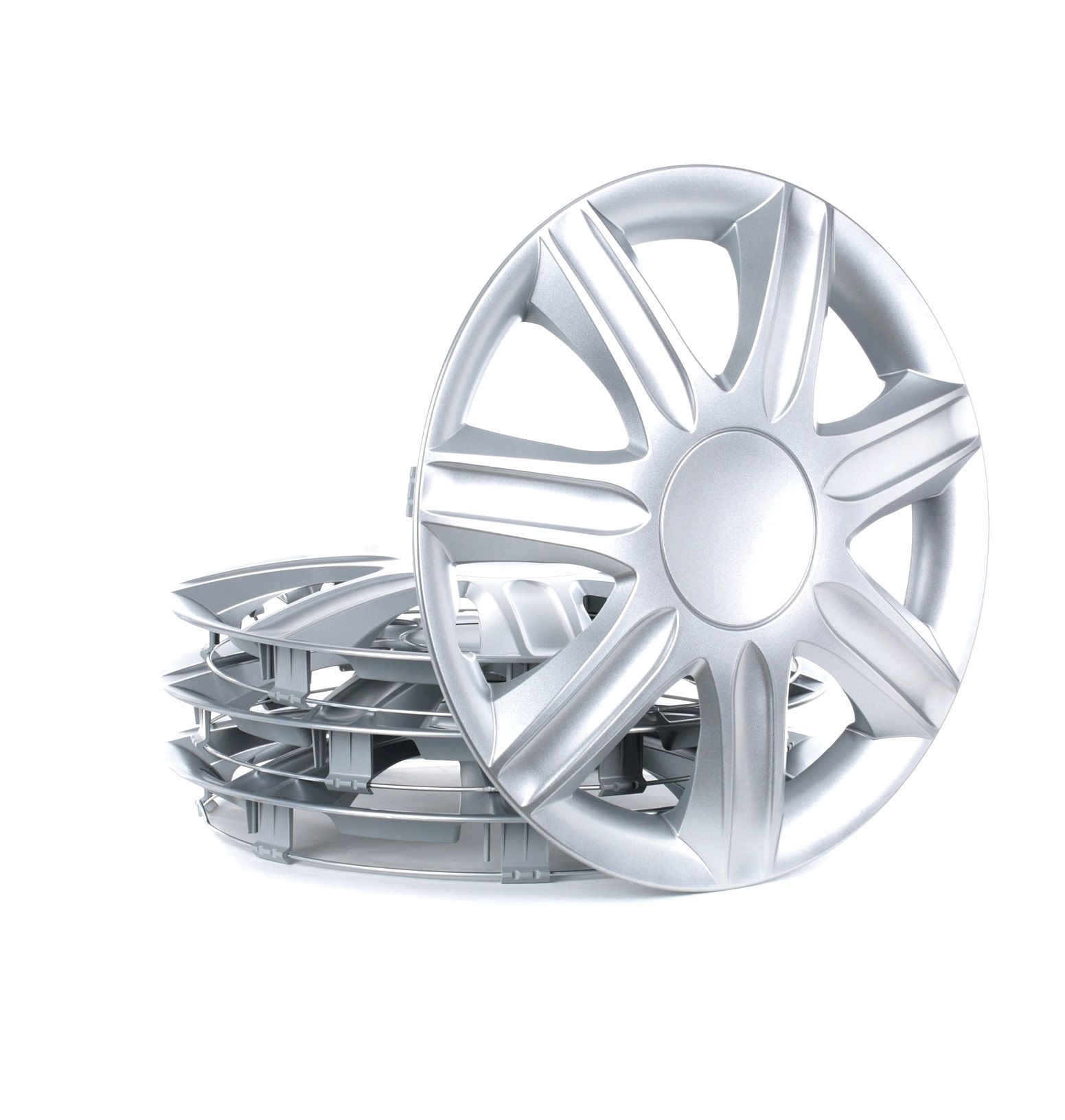 RUBIN 15 LEOPLAST Zilver, 15duim Hoeveelheid: Set Wieldoppen RUBIN 15