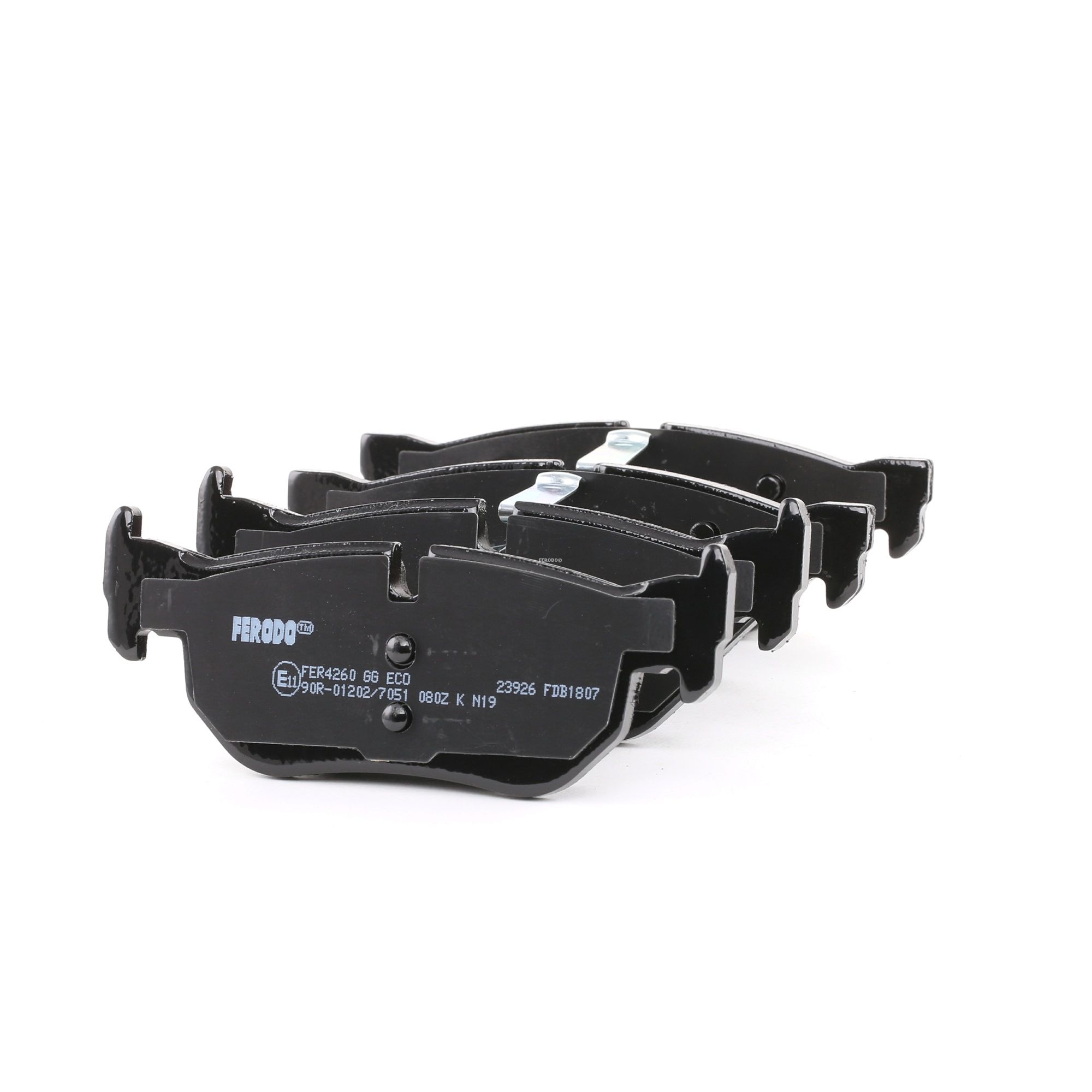 Brake Pad Set, disc brake FERODO PREMIER ECO FRICTION FDB1807 prepared ...
