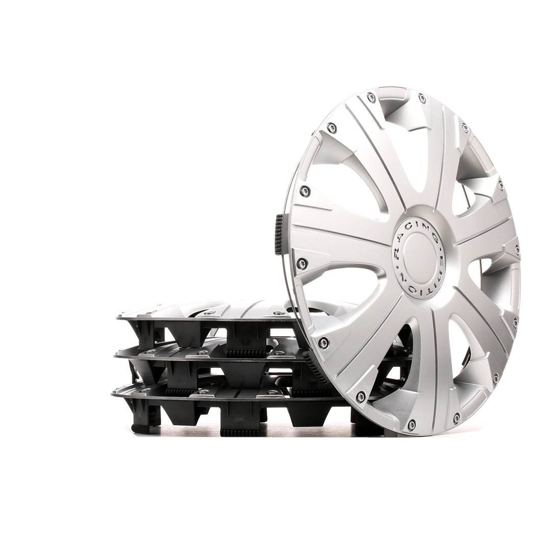 14 RACING ARGO Zilver, 14duim Hoeveelheid: Set Wieldoppen 14 RACING