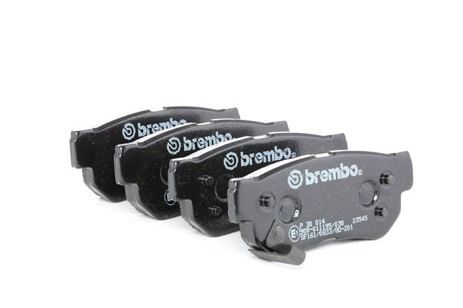 Set of 4 Brembo P30014 Rear Disc Brake Pad