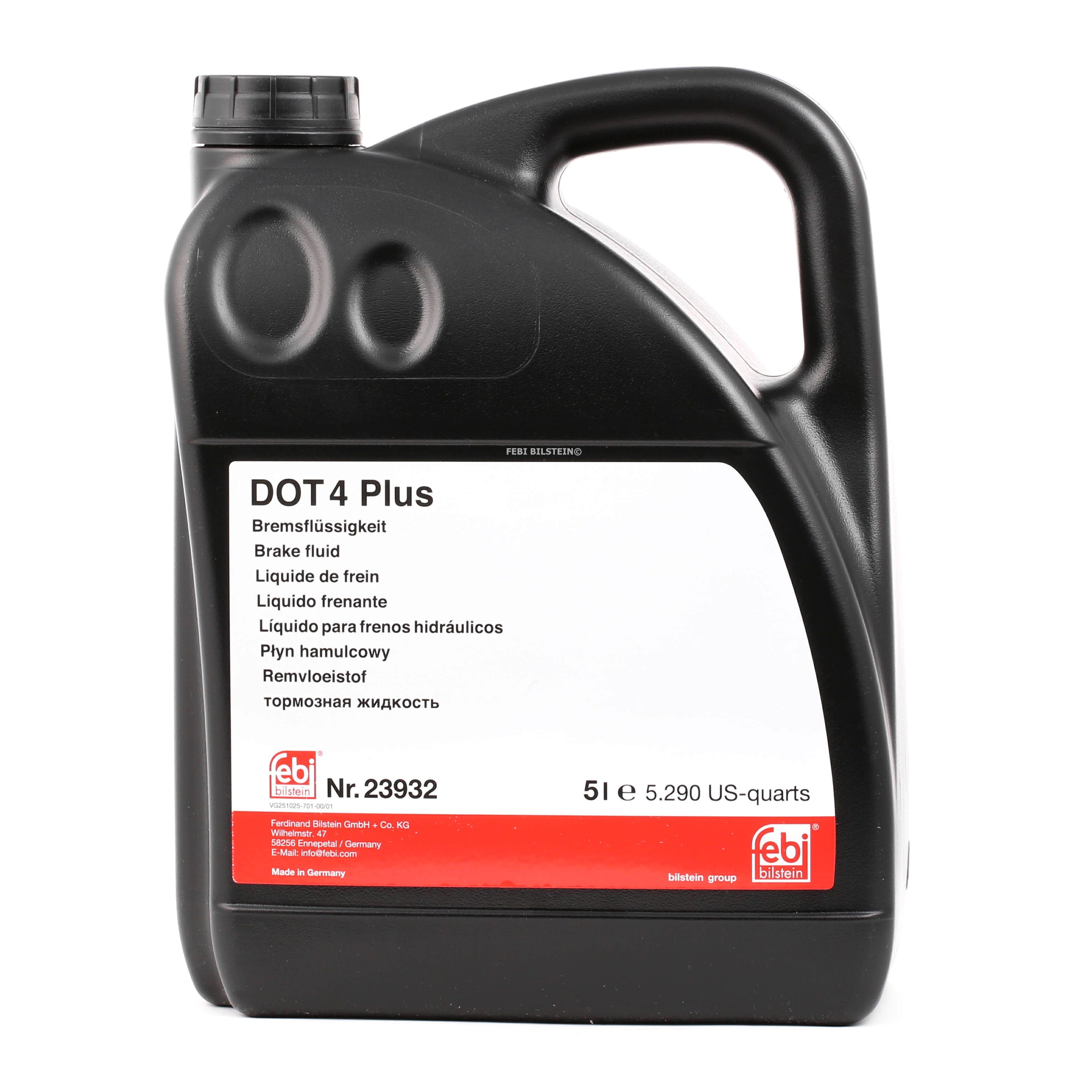 Brake Fluid FEBI BILSTEIN DOT 4 23932 5l — Buy now!