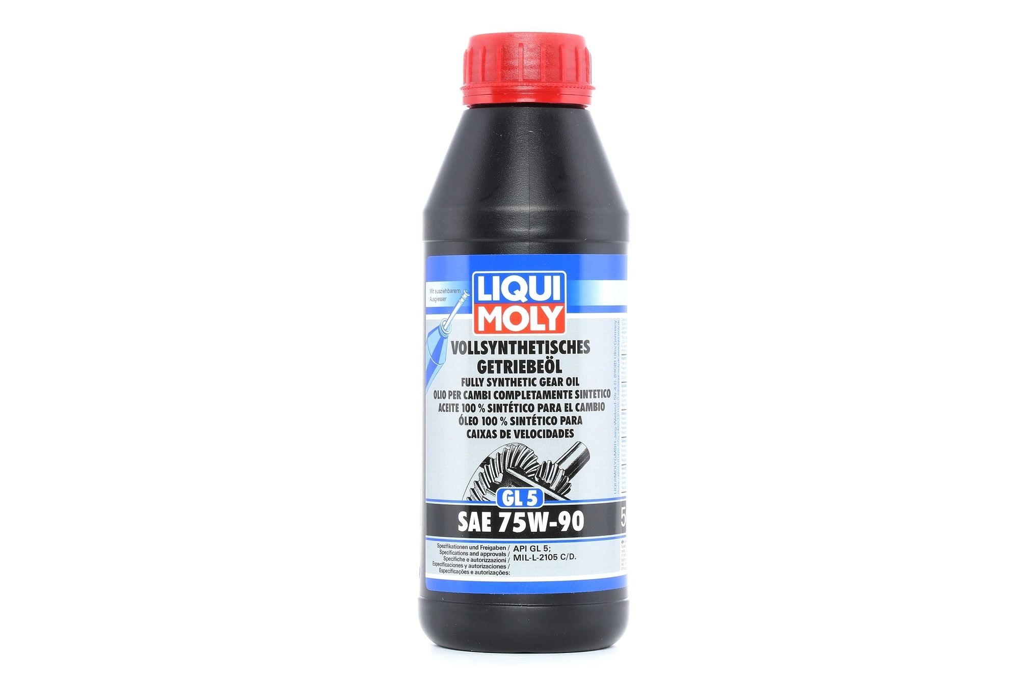 Transmission Oil LIQUI MOLY GL5 1413 75W-90, Full Synthetic Oil — Buy now!