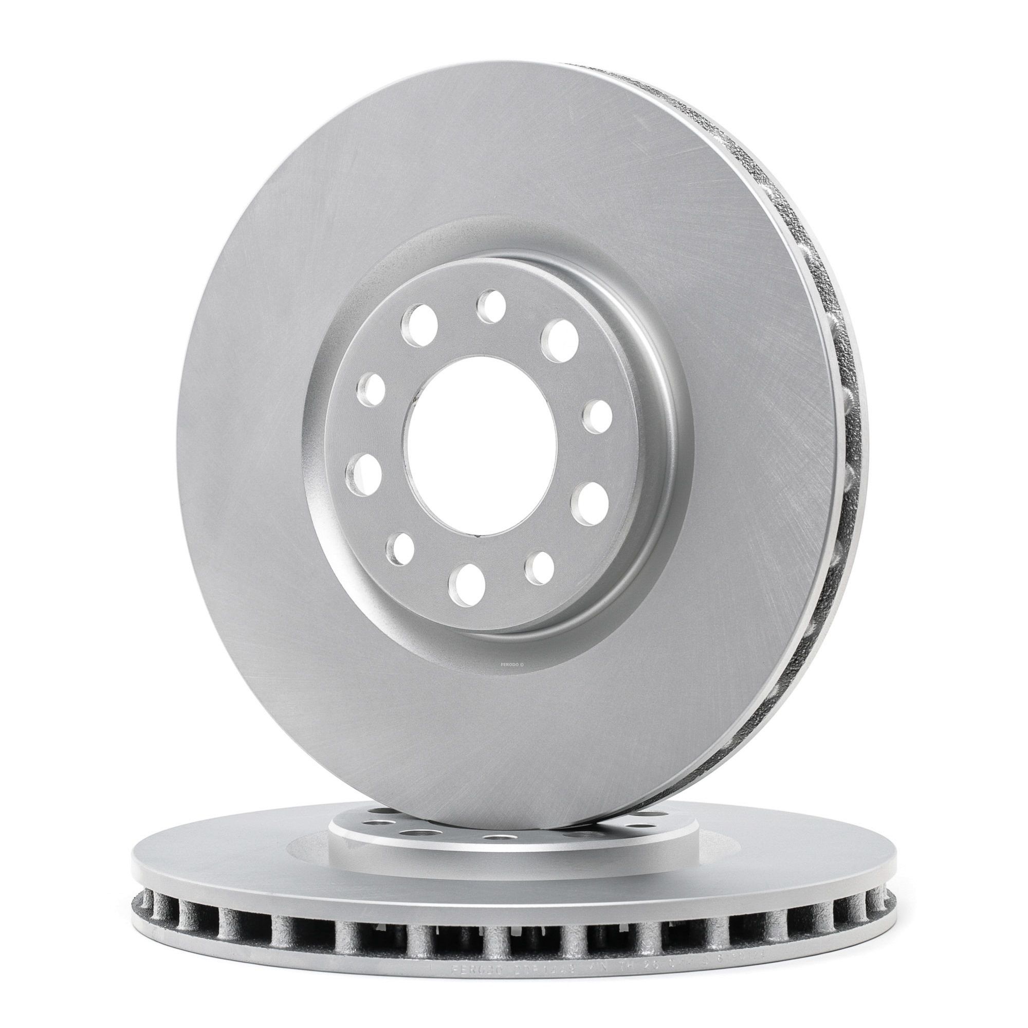 Disco freno FERODO PREMIER DDF1449 ventilato, senza viti/bulloni ...
