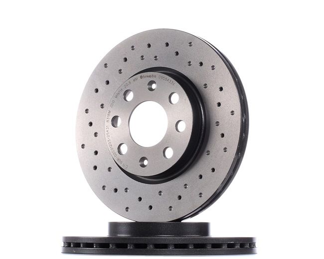 DISCHI FRENO E PASTIGLIE BREMBO FIAT GRANDE PUNTO 1.3 MULTIJET 55 kW ANTERIORE