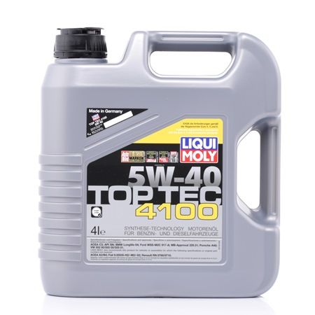 Motoröl LIQUI MOLY Top Tec, 4100 2195 5W-40, 4l, Synthetiköl — Jetzt