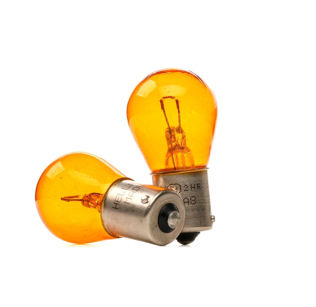 Bulb, indicator HELLA 8GA 006 841123 PY21W, BAU15s, 12V, 21W — Buy now!