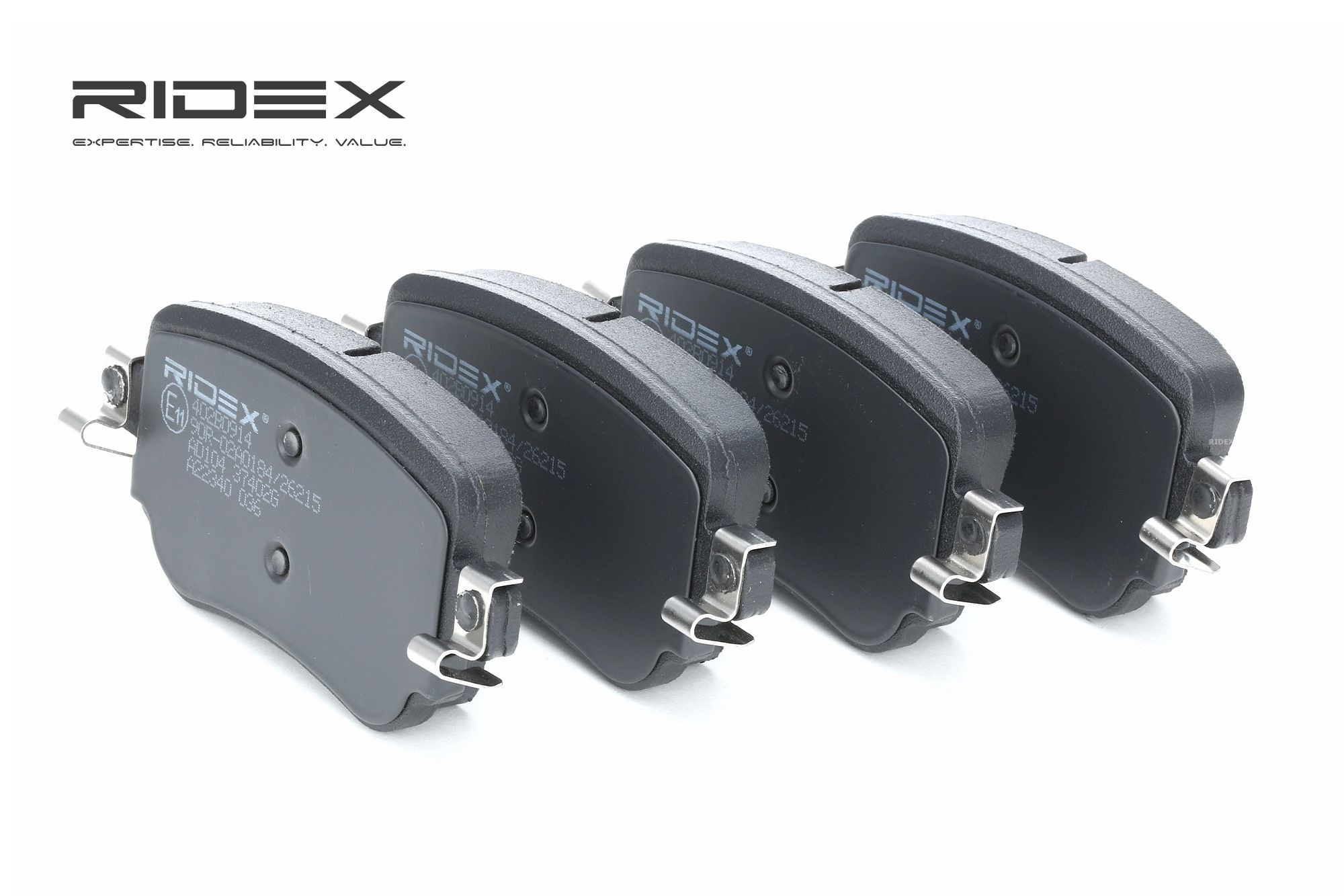 RIDEX Pastilhas de Travão VW,AUDI,SKODA 402B0914 5Q0698451B,5Q0698451F,8U0698451F Jogo de Pastilhas de Travão,Jogo de pastilhas para travão de disco