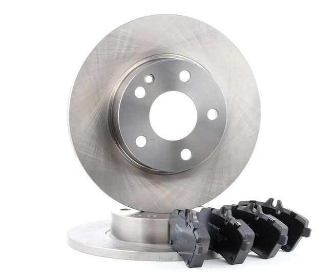 Brake Set, disc brakes RIDEX 3405B0162 Front Axle, Brake Disc Type