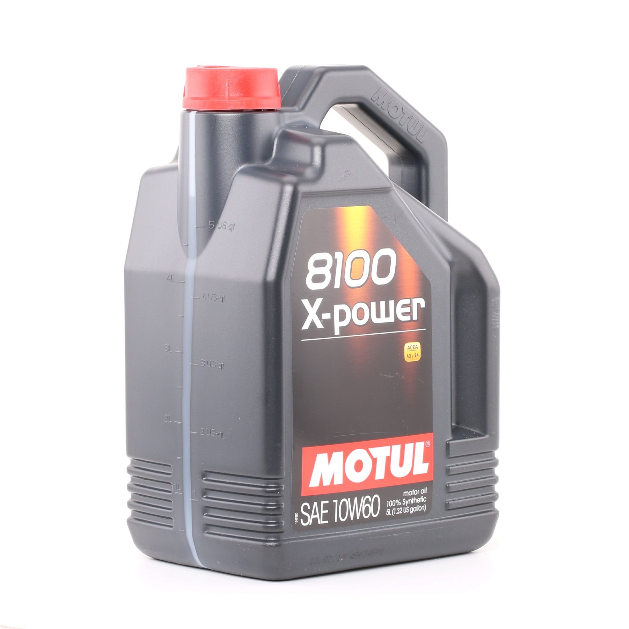 106144 MOTUL X-POWER Olio motore 10W-60, 5l, Olio sintetico
