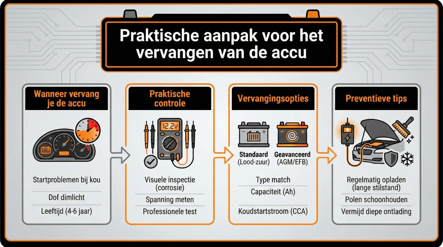 Accu in Oosterhout vervangen