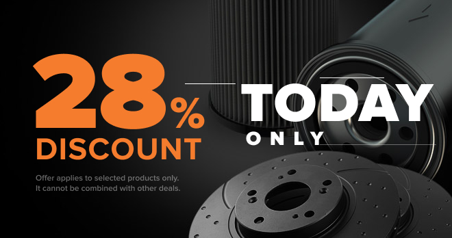 Save 28% on spare parts