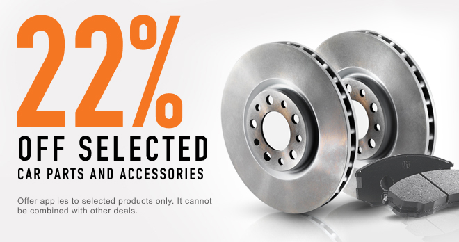 Save 22% on spare parts