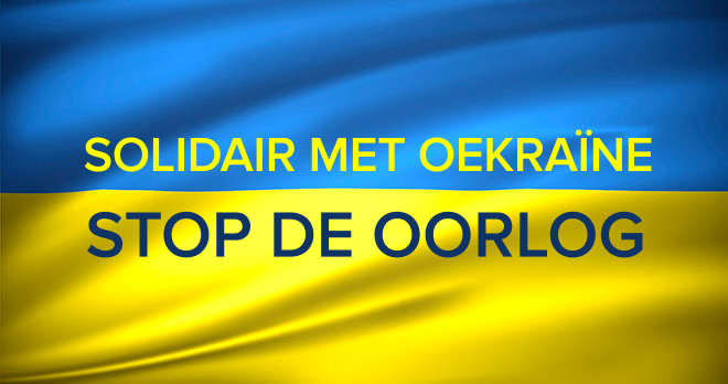 Solidair met Oekraïne! Stop de oorlog!