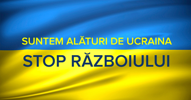Suntem alături de Ucraina! Stop războiului!