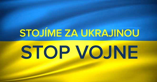 Stojíme za Ukrajinou! STOP vojne!