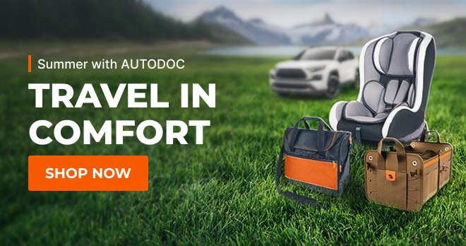 Summer with AUTODOC! TRAVEL IN COMFORT! SHOP NOW!