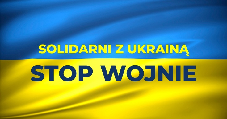 Stoimy za Ukrainą! Stop wojnie!