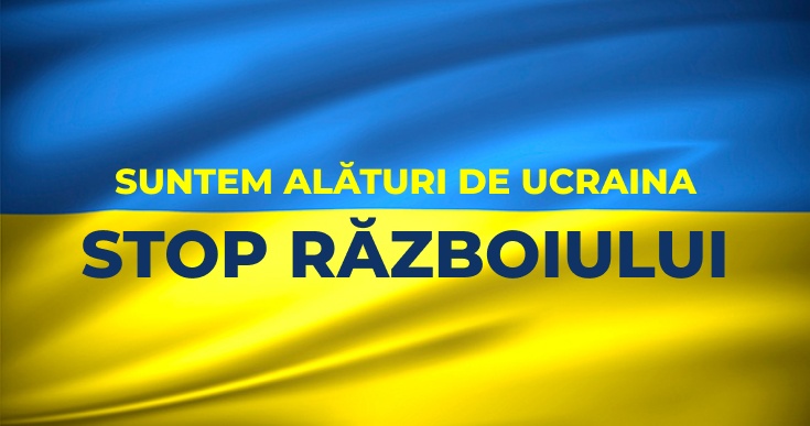 Suntem alături de Ucraina! Stop războiului!