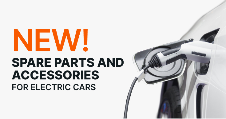 NEW! SPARE PARTS AND ACCESSORIES - FOR ELECTRIC CARS!