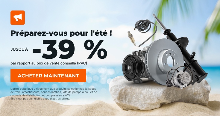 0% de réduction sur les pièces de rechange vous aimez tant