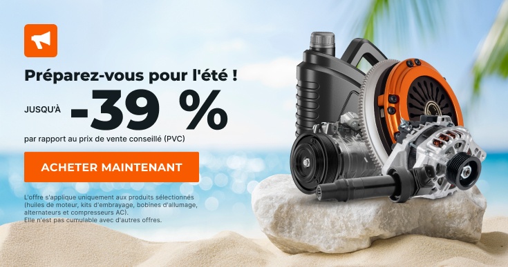 0% de réduction sur les pièces de rechange vous aimez tant