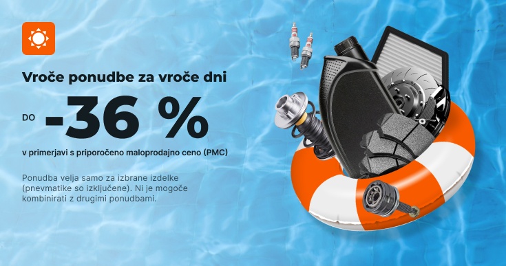 Prihranite 8% na rezervne dele