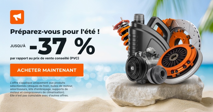 0% de réduction sur les pièces de rechange vous aimez tant