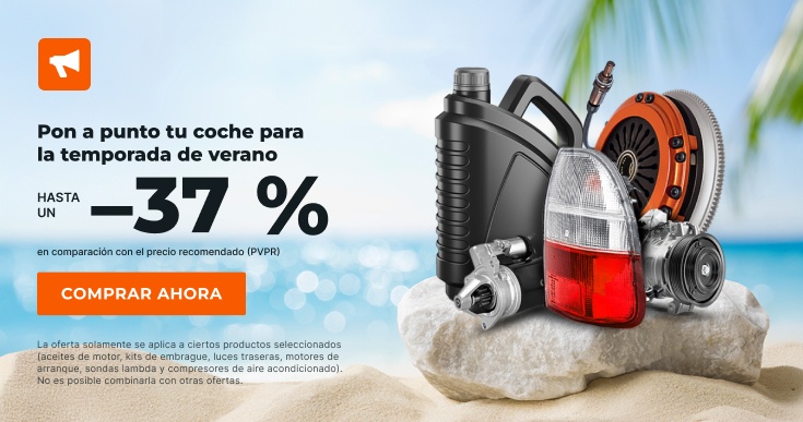 Ahorre un 0% en piezas de repuesto