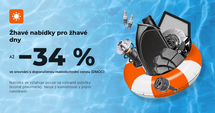Ušetřete 6% na náhradních dílech