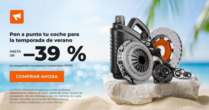 Ahorre un 0% en piezas de repuesto