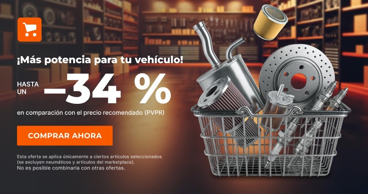 Ahorre un 0% en piezas de repuesto