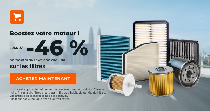 0% de réduction sur les pièces de rechange vous aimez tant