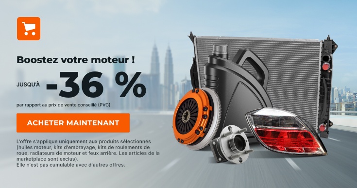 0% de réduction sur les pièces de rechange vous aimez tant