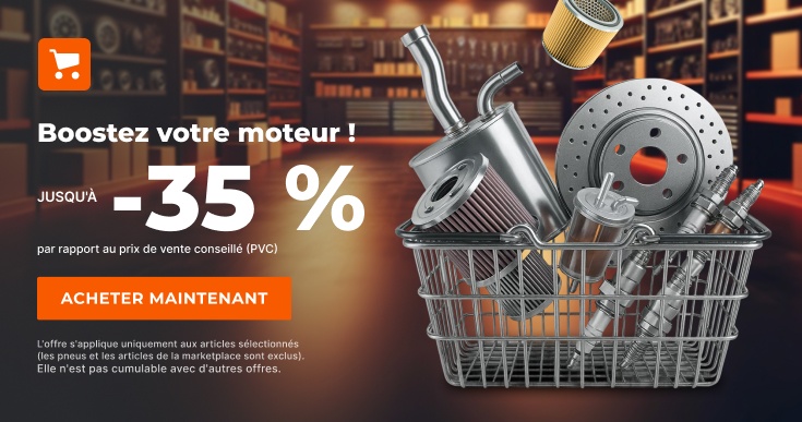 0% de réduction sur les pièces de rechange vous aimez tant