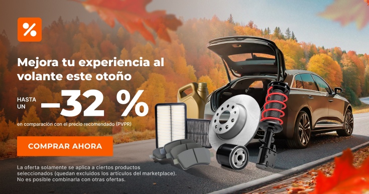 Ahorre un 0% en piezas de repuesto