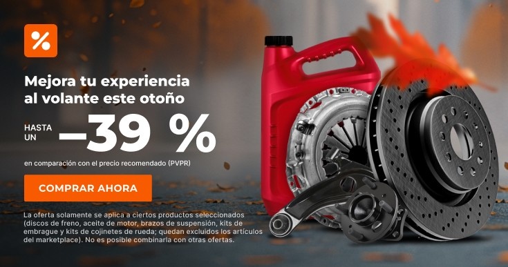 Ahorre un 0% en piezas de repuesto