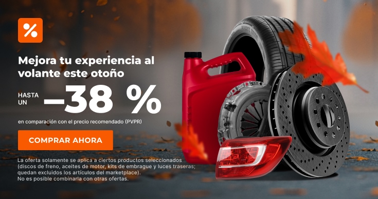 Ahorre un 0% en piezas de repuesto