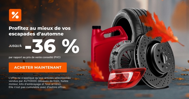 0% de réduction sur les pièces de rechange vous aimez tant