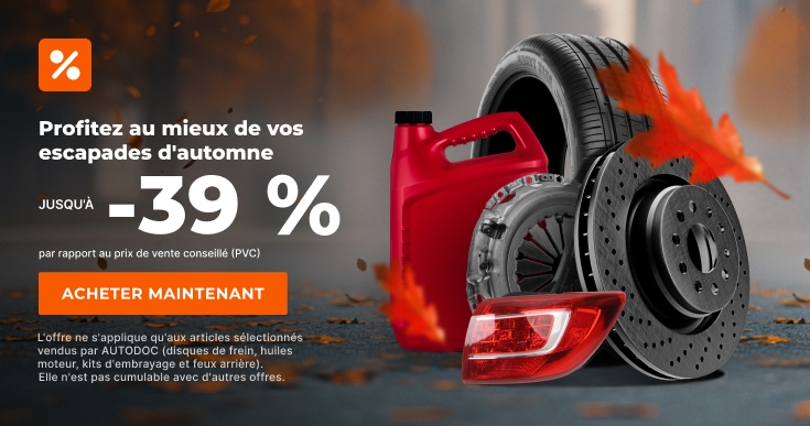 0% de réduction sur les pièces de rechange vous aimez tant