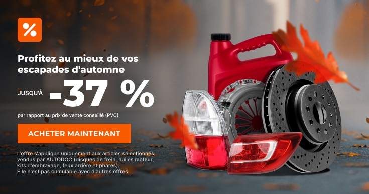 0% de réduction sur les pièces de rechange vous aimez tant