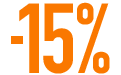 Jednejte hned a ušetřete 15%!
